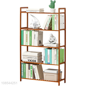 Good selling simple design floor books storage rack