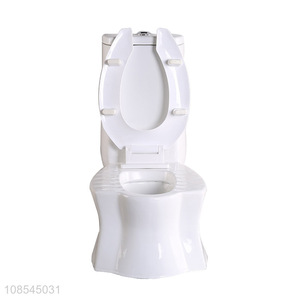New product glazed dual purpose one piece ceramic washdown toilet