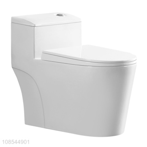 Hot selling simple and silent flush toilet ceramic siphonic toilet