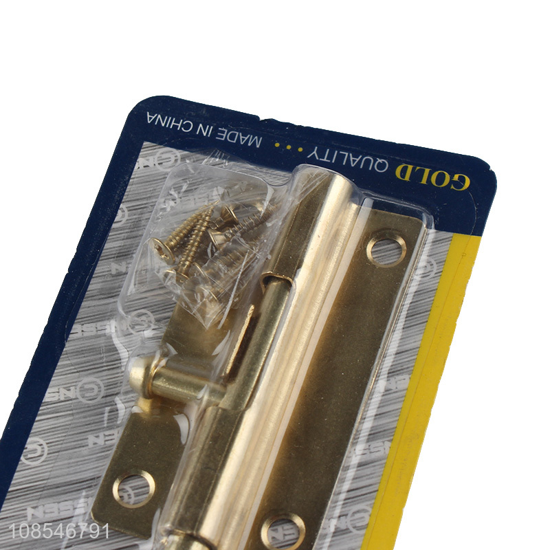 Factory wholesale golden metal door hardware accessories door bolt