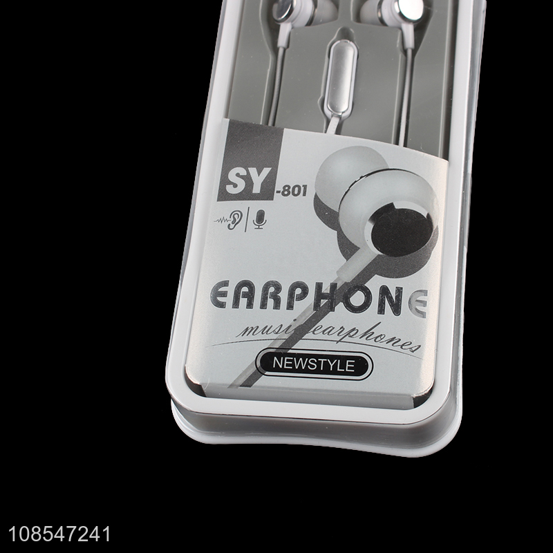 Hot product trendy in-ear earbud headphones wired earphones