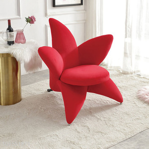 New style flower design chair living room leisure chair