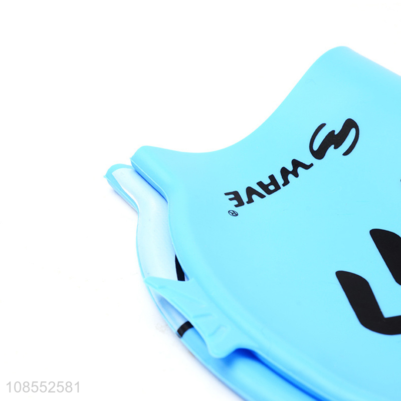 Hot selling cartoon design waterproof silicone swimming cap for kids