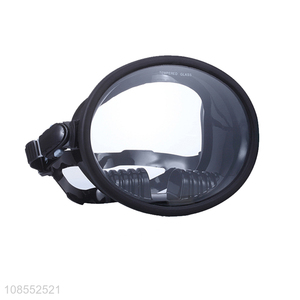 Wholesale anti-fog tempered glass scuba googles diving mask for adults