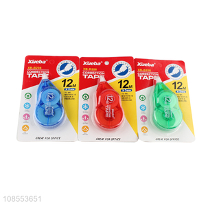 Top quality plastic students correction tape for office
