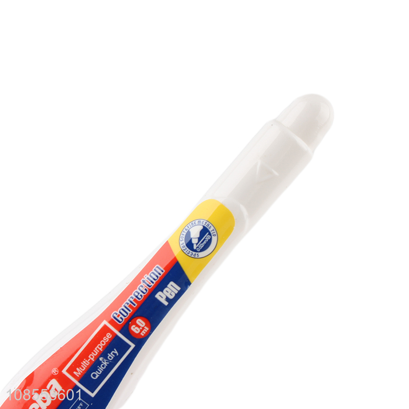 Top selling school stationery white correction pen wholesale