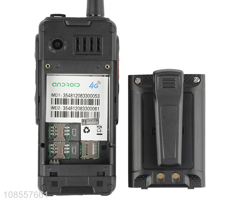 Factory supply 2.4 inch big battery IP65 waterproof 4G LTE zello walkie talkie