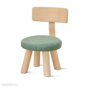 Good selling round wooden children small stools for home