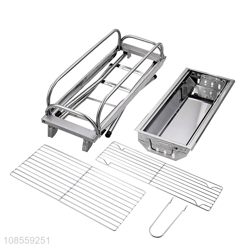 Top selling stainless steel outdoor camping barbecue grill