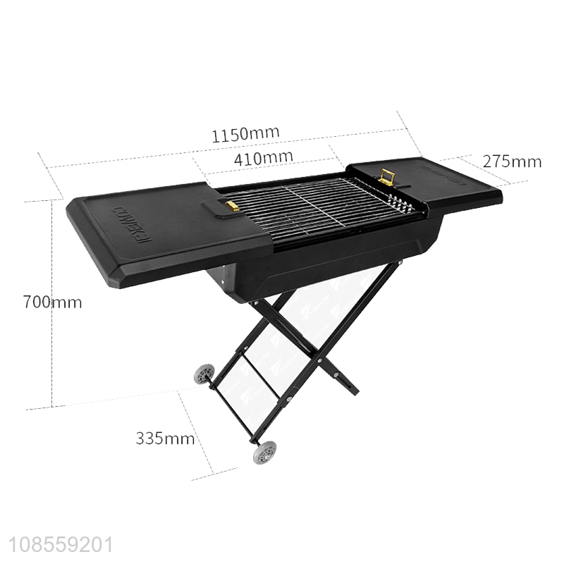 Good selling foldable outdoor camping barbecue grill