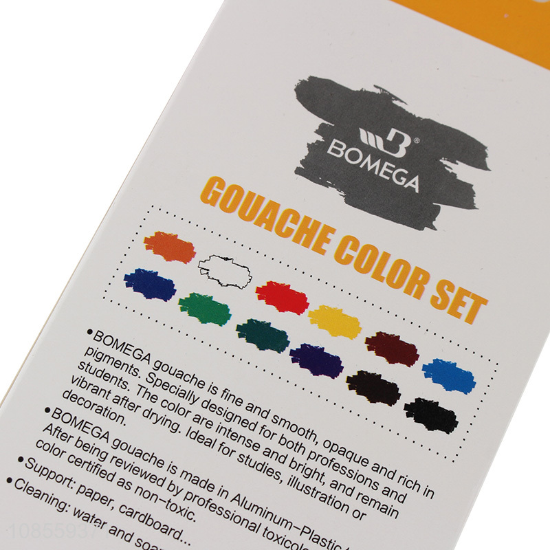Hot sale 12 colors paints set acrylic paints kit for adult kids