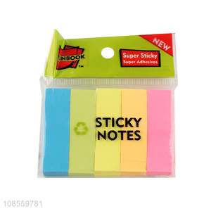 Wholesale 5 colors 100 sheets sticky note office school stationery