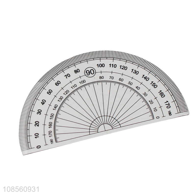 Low price 4-piece set triangle ruler set school stationery