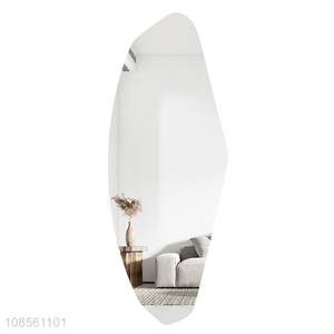 New design modern irregular full body mirror wall mirror for bedroom