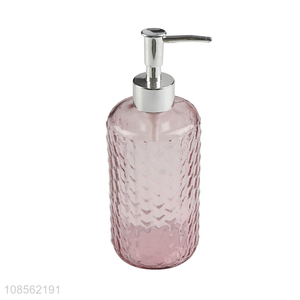 Wholesale clear glass liquid soap dispenser hand sanitizer bottle