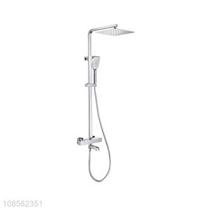Top quality square thermostatic shower system set for sale
