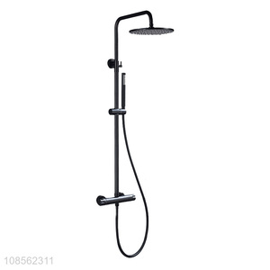 Low price thermostatic booster hand shower system set