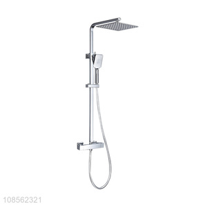 China wholesale square thermostatic shower system set
