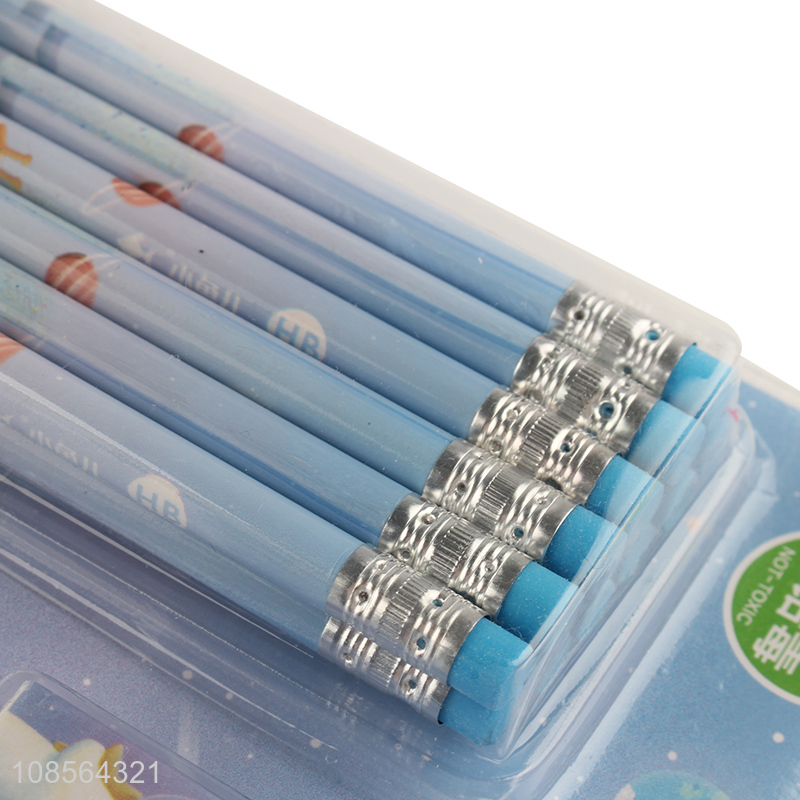 Hot products students stationery set pencils set wholesale