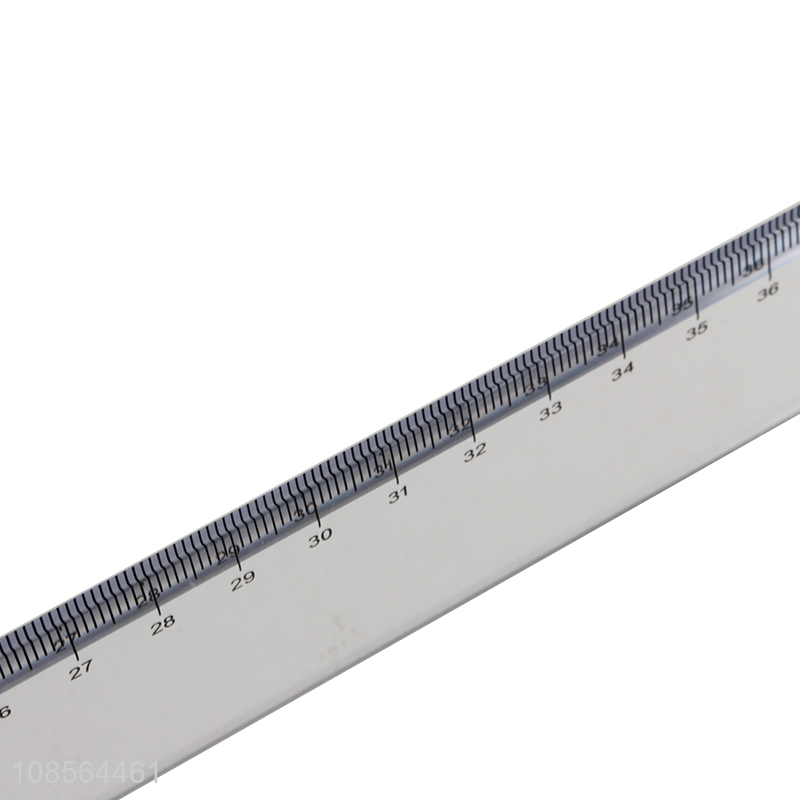 Top quality plastic transparent straight ruler for sale