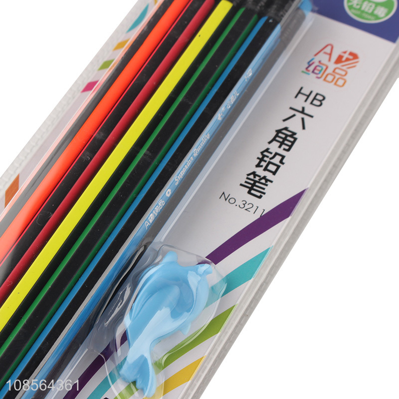 Good sale 10pieces non-toxic HB pencils set for stationery