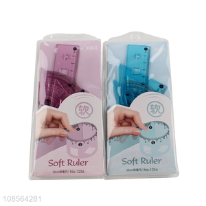 Popular products students safe soft rulers set for stationery