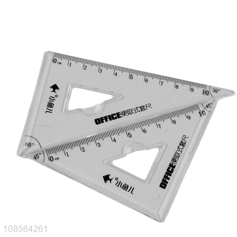 Good selling students stationery math tool rulers set wholesale