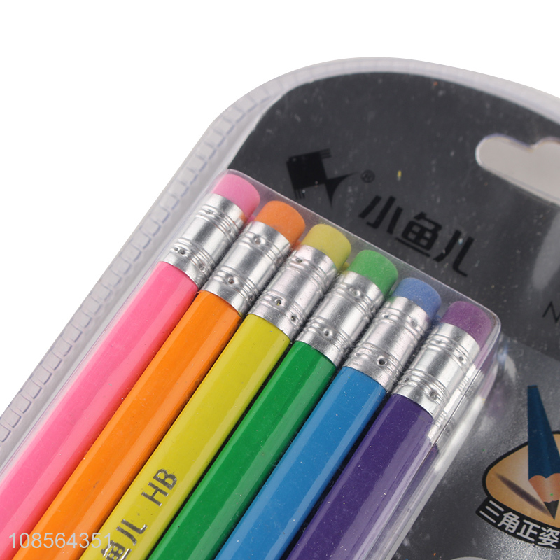 Most popular students stationery HB triangle pencil set