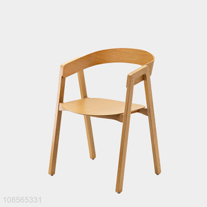 Good quality household solid wood dining chair high-end backrest chair
