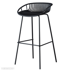 Good quality iron art high bar chair modern simple high bar stool