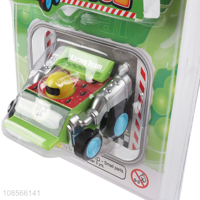 Wholesale mini pull-back drinks race car for kids