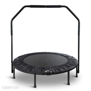 Wholesale round folding indoor outdoor trampoline for adult