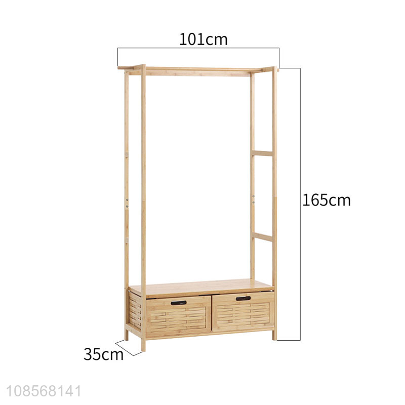 Hot selling household standing coat rack clothes rail wholesale