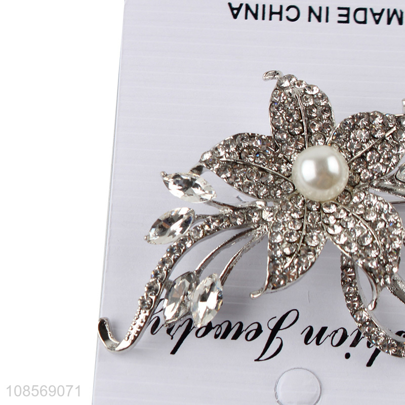 Hot product flower alloy brooch pin fashion accessories
