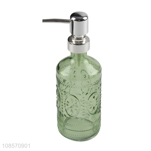Top selling glass liquid soap dispensers for bathroom accessories