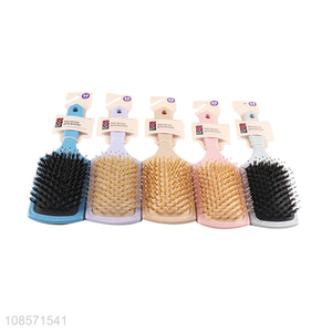 Wholesale assorted color daily use airbag comb for long hair