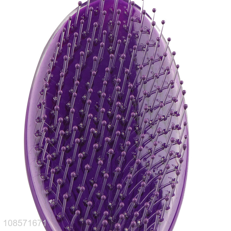 Good price plastic handle scalp massage comb paddle brush