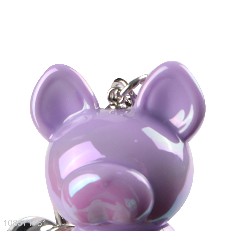 Factory price cartoon dog keychain acrylic pendant key chain