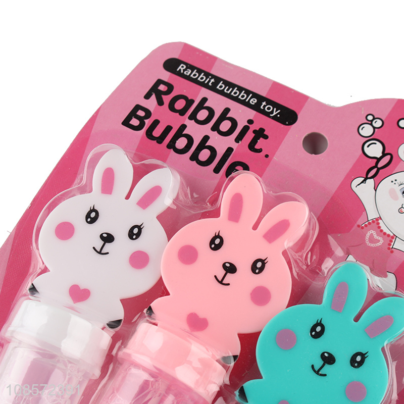 New arrival rabbit shape cartoon bubble toys bubble sticks