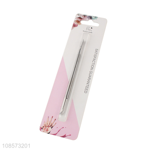 Latest products nail fork manicure tools cuticle pusher