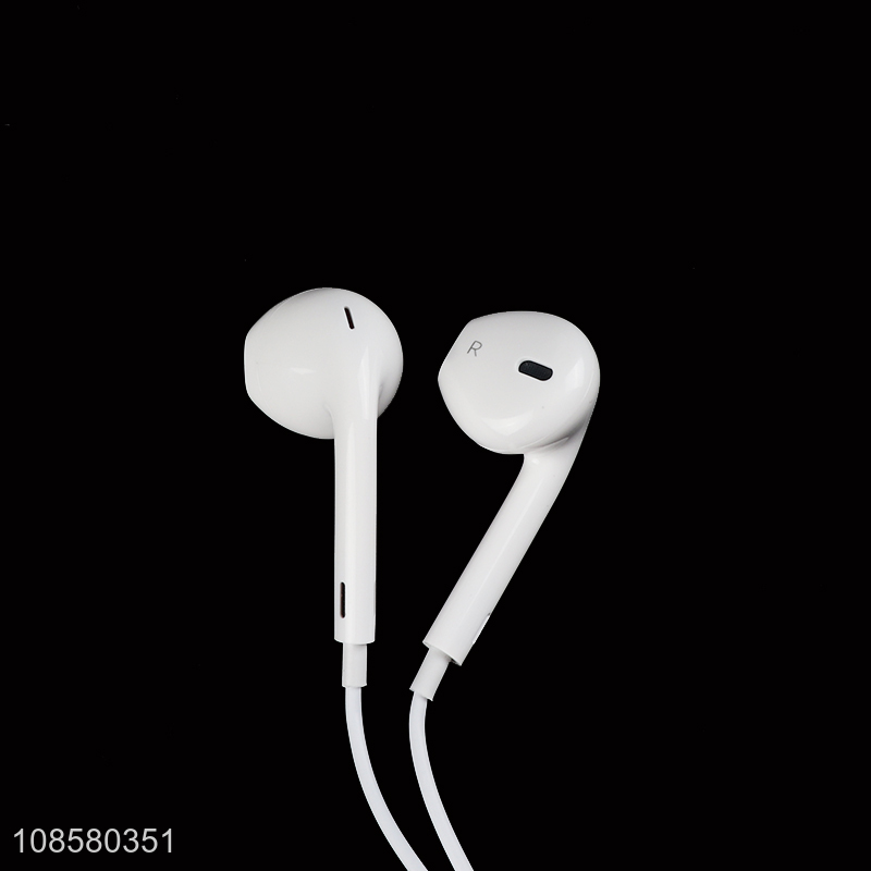 Wholesale 110cm in-ear earphone(lighting  plug pop-up version)
