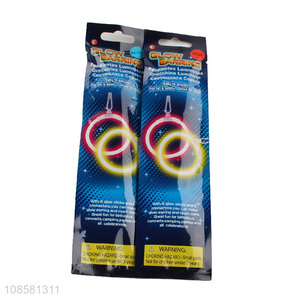 Top selling multicolor safety long lasting glow earring