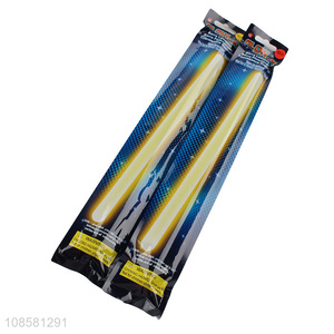 Top quality long lasting yellow glow stick for party supplies