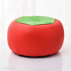 Wholesale creative cute tomato shaped tea table stool kids' stools