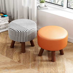 Wholesale small stools shoe changing stool round footrest stepstool