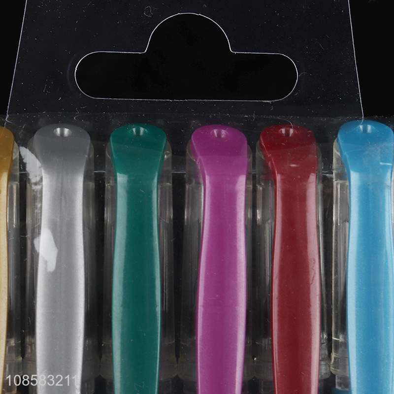 Good quality 6 colors gel ink pen for writing drawing