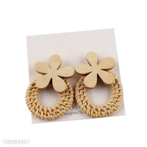 Low price fashion summer handmade ladies earrings ear studs for sale