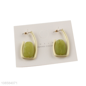 Best selling fashion women earrings jewelry ear studs wholesale