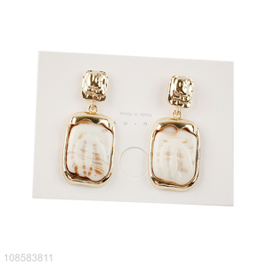 Top sale alloy women fashion earrings jewelry ear studs wholesale