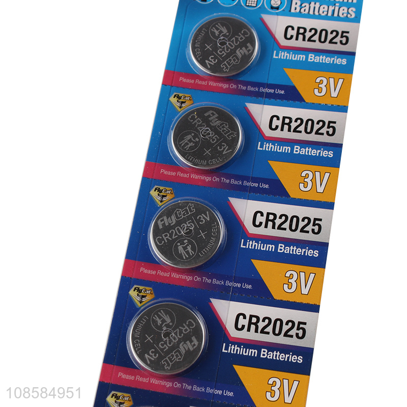 Good quality 3V CR2025 li-mn button cell lithium coin cell